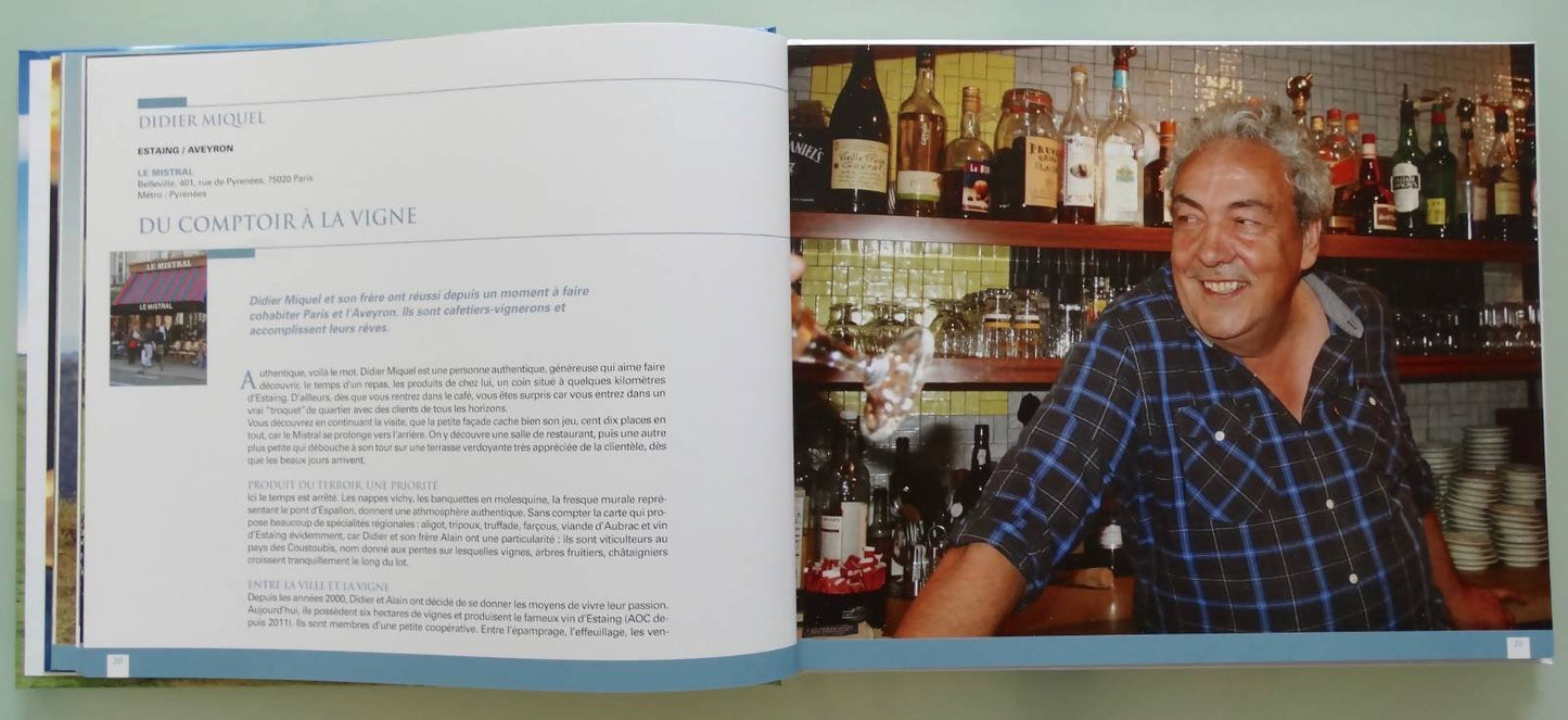 Paris Aubrac - destinations bistrots, éditions Fabienne Borie, 2018