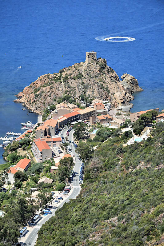 La Corse vue d'oiseau