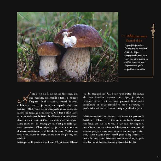 Le Roi Cèpe (confidences d'un champignon)